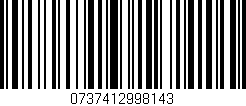 Código de barras (EAN, GTIN, SKU, ISBN): '0737412998143'