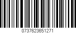 Código de barras (EAN, GTIN, SKU, ISBN): '0737623651271'
