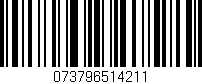 Código de barras (EAN, GTIN, SKU, ISBN): '073796514211'