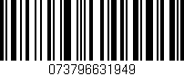 Código de barras (EAN, GTIN, SKU, ISBN): '073796631949'