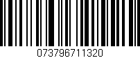 Código de barras (EAN, GTIN, SKU, ISBN): '073796711320'