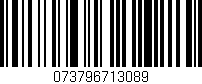 Código de barras (EAN, GTIN, SKU, ISBN): '073796713089'