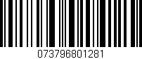 Código de barras (EAN, GTIN, SKU, ISBN): '073796801281'
