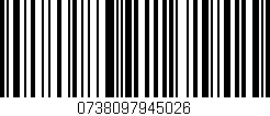Código de barras (EAN, GTIN, SKU, ISBN): '0738097945026'
