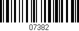 Código de barras (EAN, GTIN, SKU, ISBN): '07382'