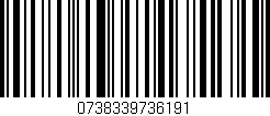 Código de barras (EAN, GTIN, SKU, ISBN): '0738339736191'