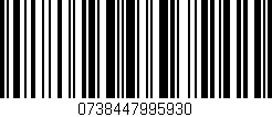 Código de barras (EAN, GTIN, SKU, ISBN): '0738447995930'