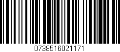 Código de barras (EAN, GTIN, SKU, ISBN): '0738516021171'