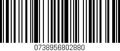 Código de barras (EAN, GTIN, SKU, ISBN): '0738956802880'