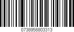 Código de barras (EAN, GTIN, SKU, ISBN): '0738956803313'