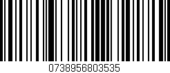 Código de barras (EAN, GTIN, SKU, ISBN): '0738956803535'