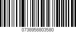 Código de barras (EAN, GTIN, SKU, ISBN): '0738956803580'