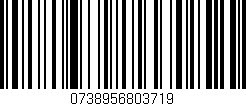 Código de barras (EAN, GTIN, SKU, ISBN): '0738956803719'