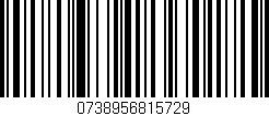 Código de barras (EAN, GTIN, SKU, ISBN): '0738956815729'