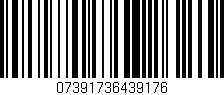 Código de barras (EAN, GTIN, SKU, ISBN): '07391736439176'