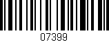 Código de barras (EAN, GTIN, SKU, ISBN): '07399'