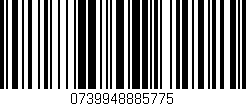 Código de barras (EAN, GTIN, SKU, ISBN): '0739948885775'