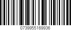 Código de barras (EAN, GTIN, SKU, ISBN): '0739955169936'