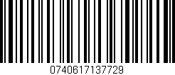 Código de barras (EAN, GTIN, SKU, ISBN): '0740617137729'