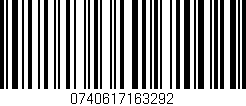 Código de barras (EAN, GTIN, SKU, ISBN): '0740617163292'