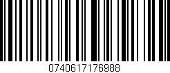 Código de barras (EAN, GTIN, SKU, ISBN): '0740617176988'