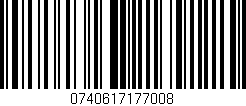 Código de barras (EAN, GTIN, SKU, ISBN): '0740617177008'