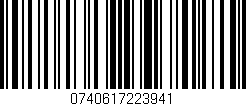 Código de barras (EAN, GTIN, SKU, ISBN): '0740617223941'