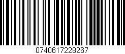 Código de barras (EAN, GTIN, SKU, ISBN): '0740617228267'