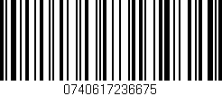 Código de barras (EAN, GTIN, SKU, ISBN): '0740617236675'