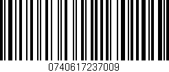Código de barras (EAN, GTIN, SKU, ISBN): '0740617237009'