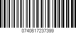 Código de barras (EAN, GTIN, SKU, ISBN): '0740617237399'
