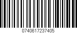 Código de barras (EAN, GTIN, SKU, ISBN): '0740617237405'