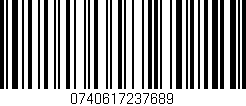 Código de barras (EAN, GTIN, SKU, ISBN): '0740617237689'