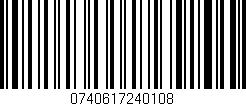 Código de barras (EAN, GTIN, SKU, ISBN): '0740617240108'