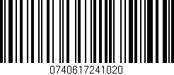 Código de barras (EAN, GTIN, SKU, ISBN): '0740617241020'