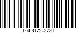 Código de barras (EAN, GTIN, SKU, ISBN): '0740617242720'