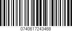 Código de barras (EAN, GTIN, SKU, ISBN): '0740617243468'
