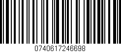 Código de barras (EAN, GTIN, SKU, ISBN): '0740617246698'