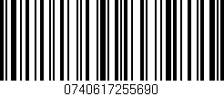 Código de barras (EAN, GTIN, SKU, ISBN): '0740617255690'