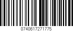 Código de barras (EAN, GTIN, SKU, ISBN): '0740617271775'