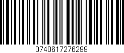 Código de barras (EAN, GTIN, SKU, ISBN): '0740617276299'