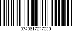 Código de barras (EAN, GTIN, SKU, ISBN): '0740617277333'