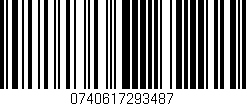 Código de barras (EAN, GTIN, SKU, ISBN): '0740617293487'