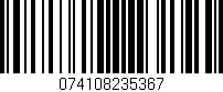 Código de barras (EAN, GTIN, SKU, ISBN): '074108235367'