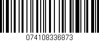 Código de barras (EAN, GTIN, SKU, ISBN): '074108336873'