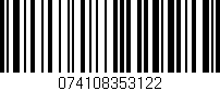 Código de barras (EAN, GTIN, SKU, ISBN): '074108353122'