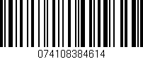 Código de barras (EAN, GTIN, SKU, ISBN): '074108384614'