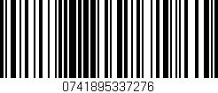 Código de barras (EAN, GTIN, SKU, ISBN): '0741895337276'