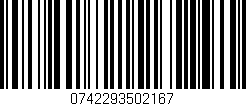 Código de barras (EAN, GTIN, SKU, ISBN): '0742293502167'