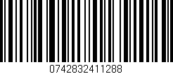 Código de barras (EAN, GTIN, SKU, ISBN): '0742832411288'